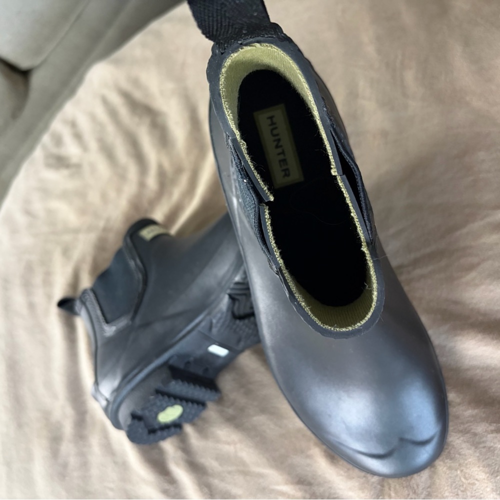 Hunter Kids Gray Rain Boots